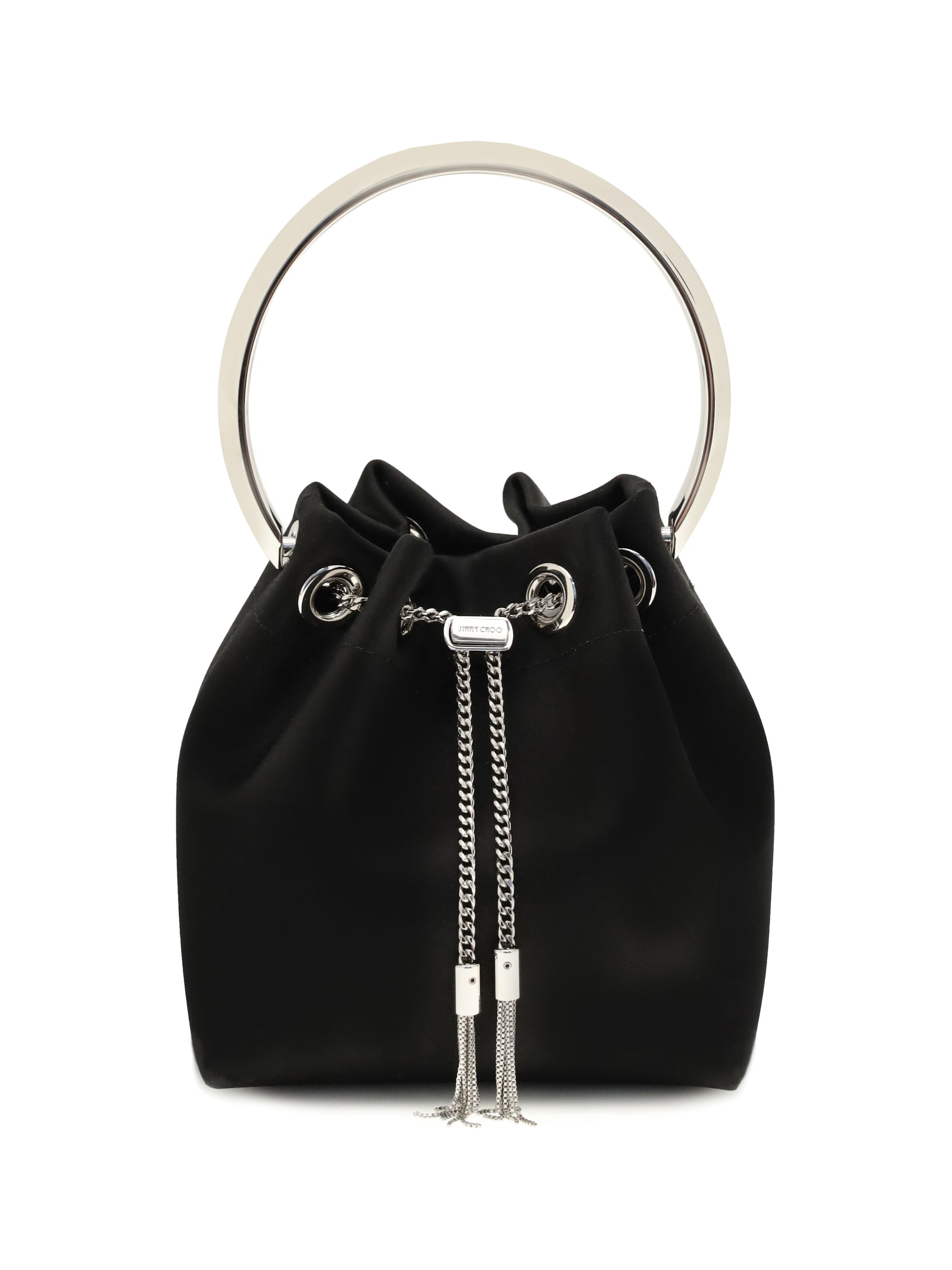 Jimmy Choo Bon Bon Bucket Bag — Black