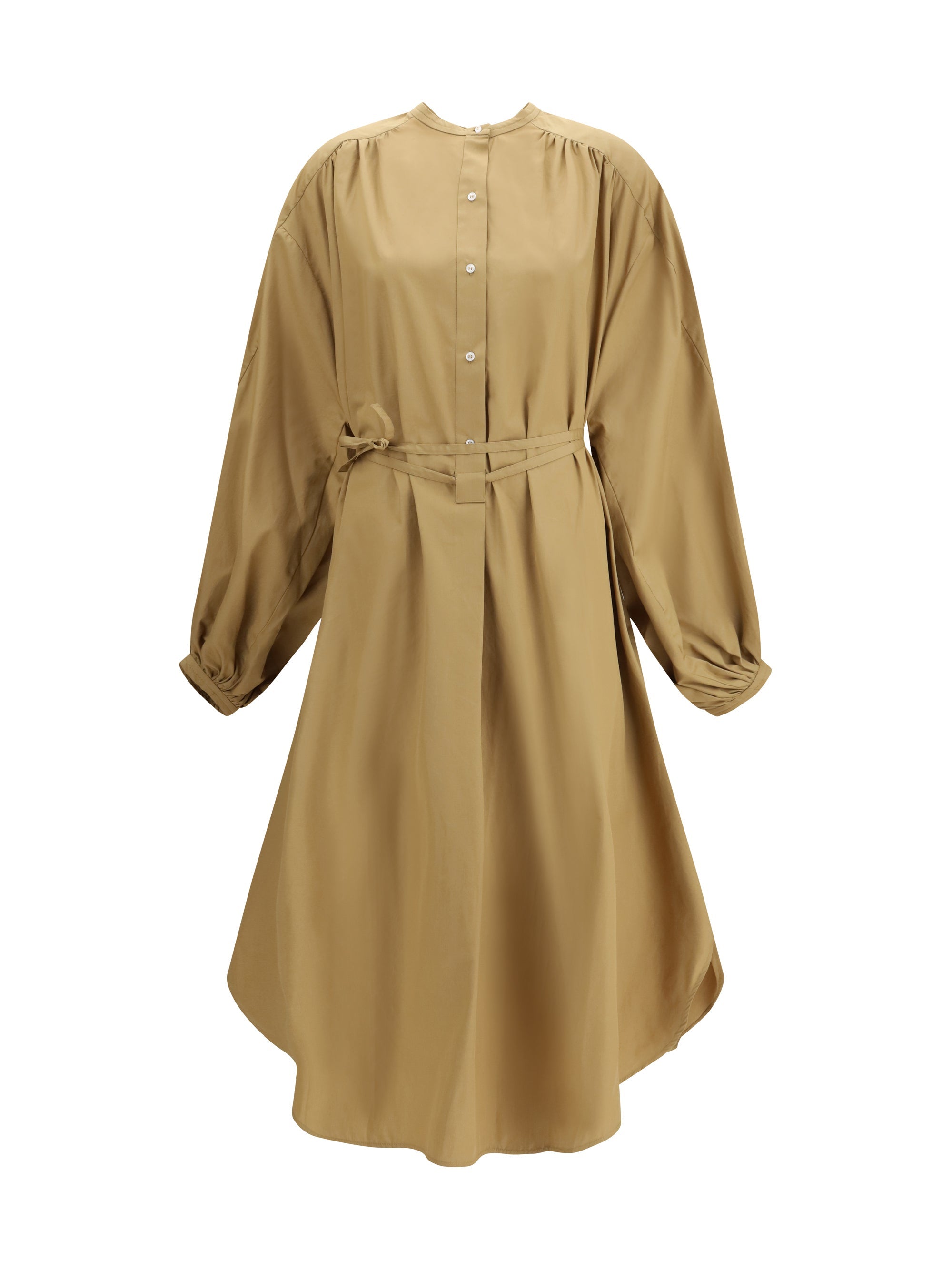 Loulou De Saison Shirt Dress — Beige