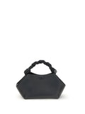 Ganni Bou Top Handle Bag — Black