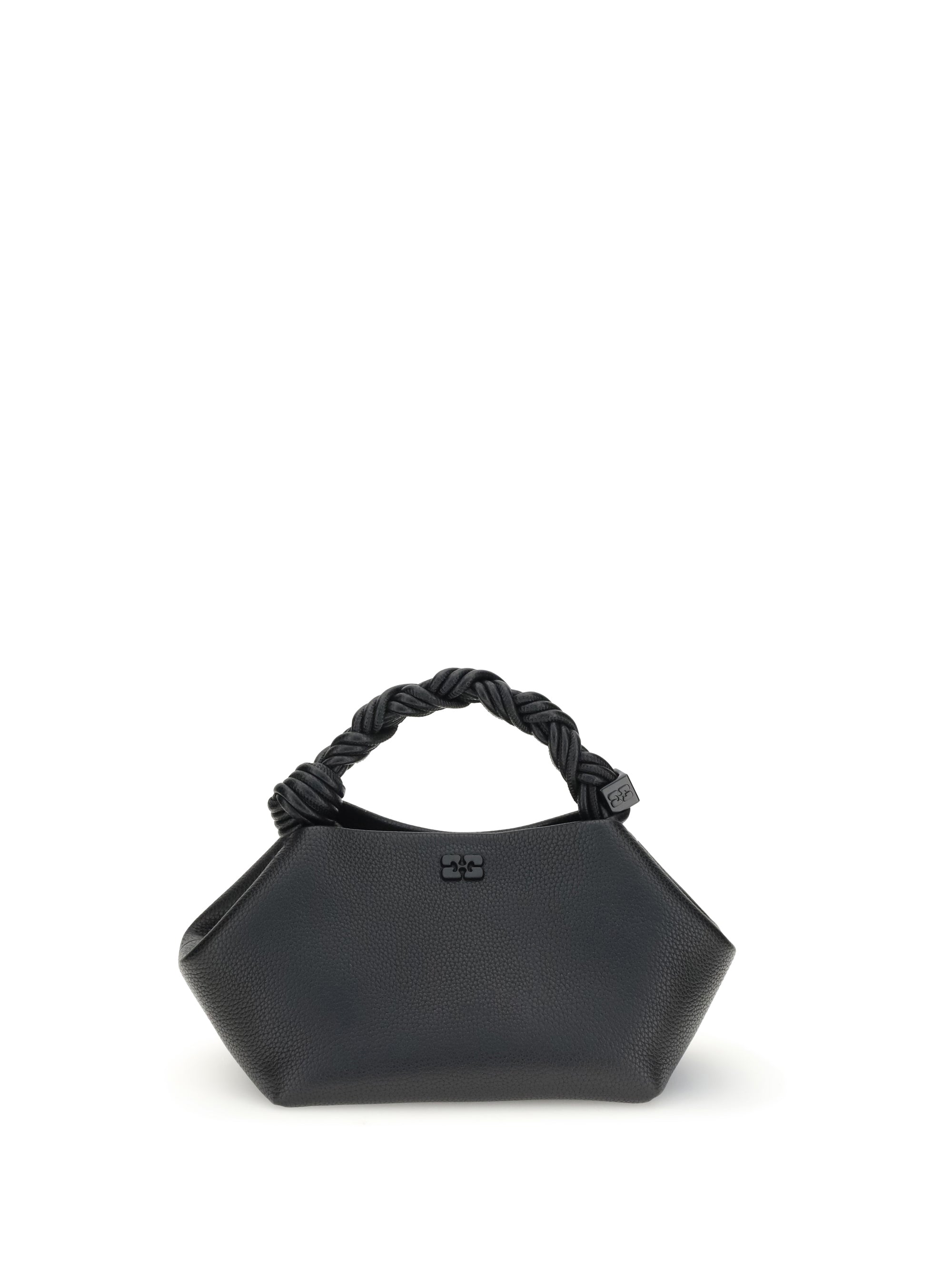 Ganni Bou Top Handle Bag — Black