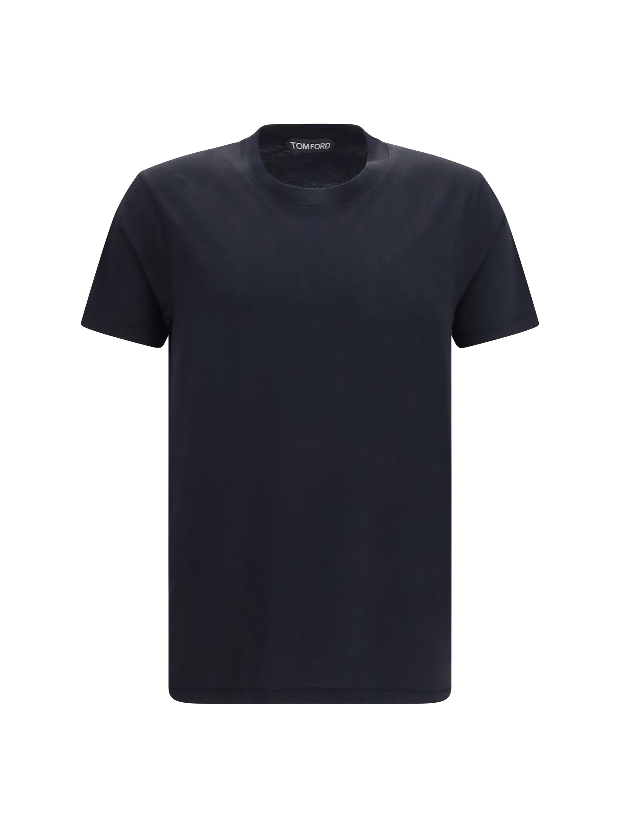 Tom Ford Cotton Crew Neck T-Shirt — Black