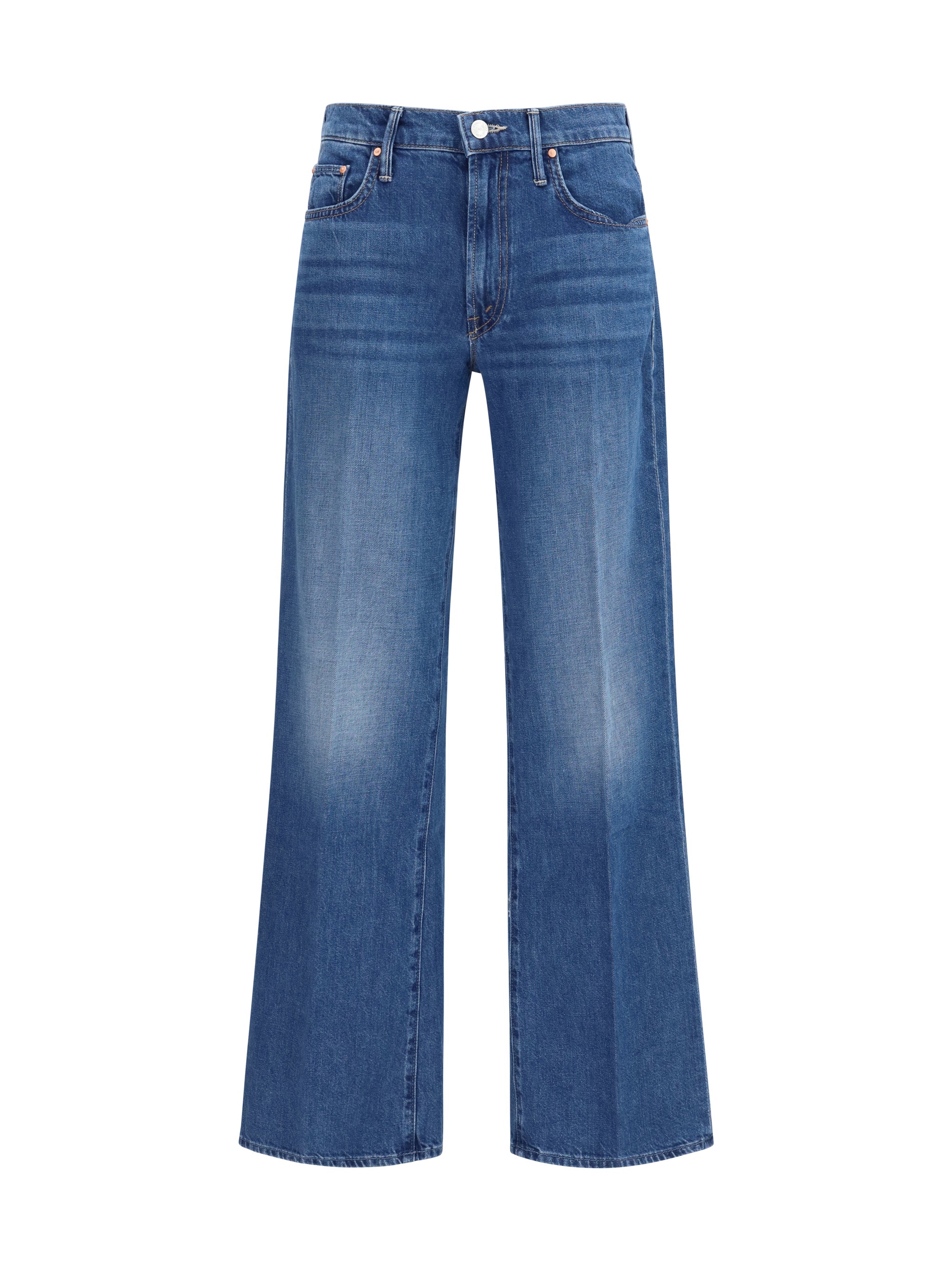 Mother Denim Mid Rise Maven Skimp Jeans — Blue
