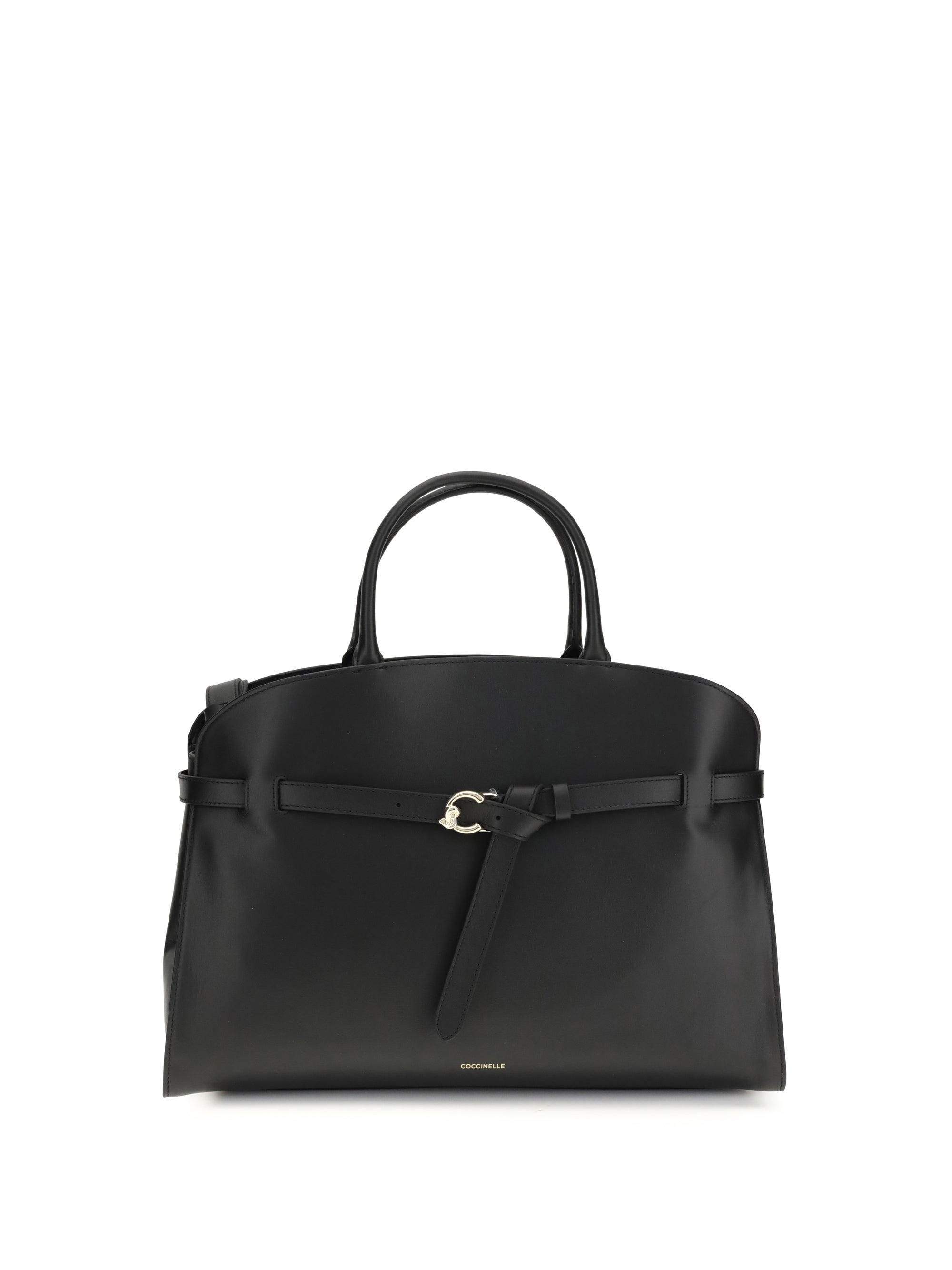 Bolso con asa superior Coccinelle Sabine — Negro