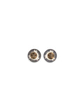 Versace Medusa Coin-Embossed Earrings — Gold