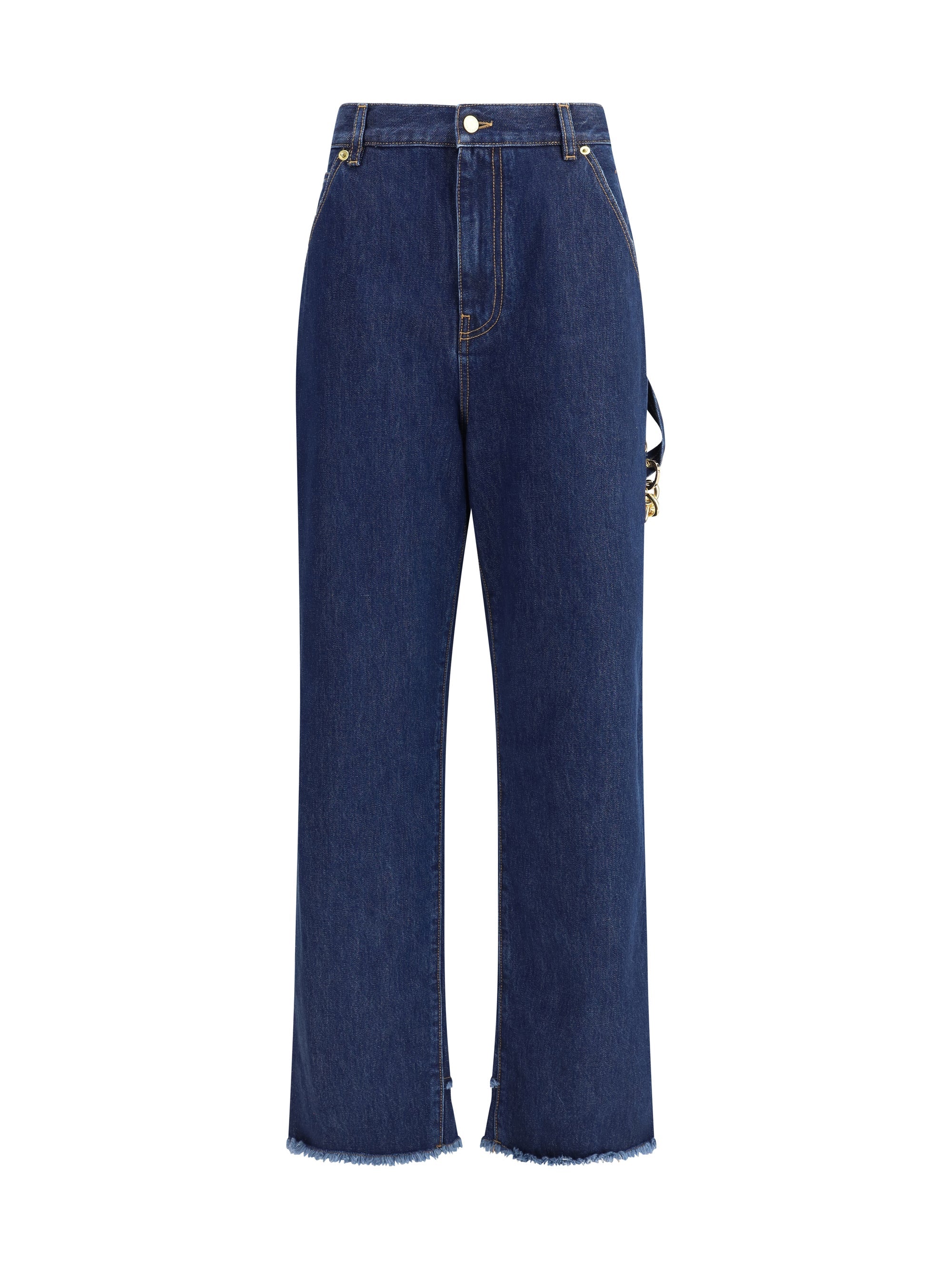 Darkpark Chain Jeans — Navy