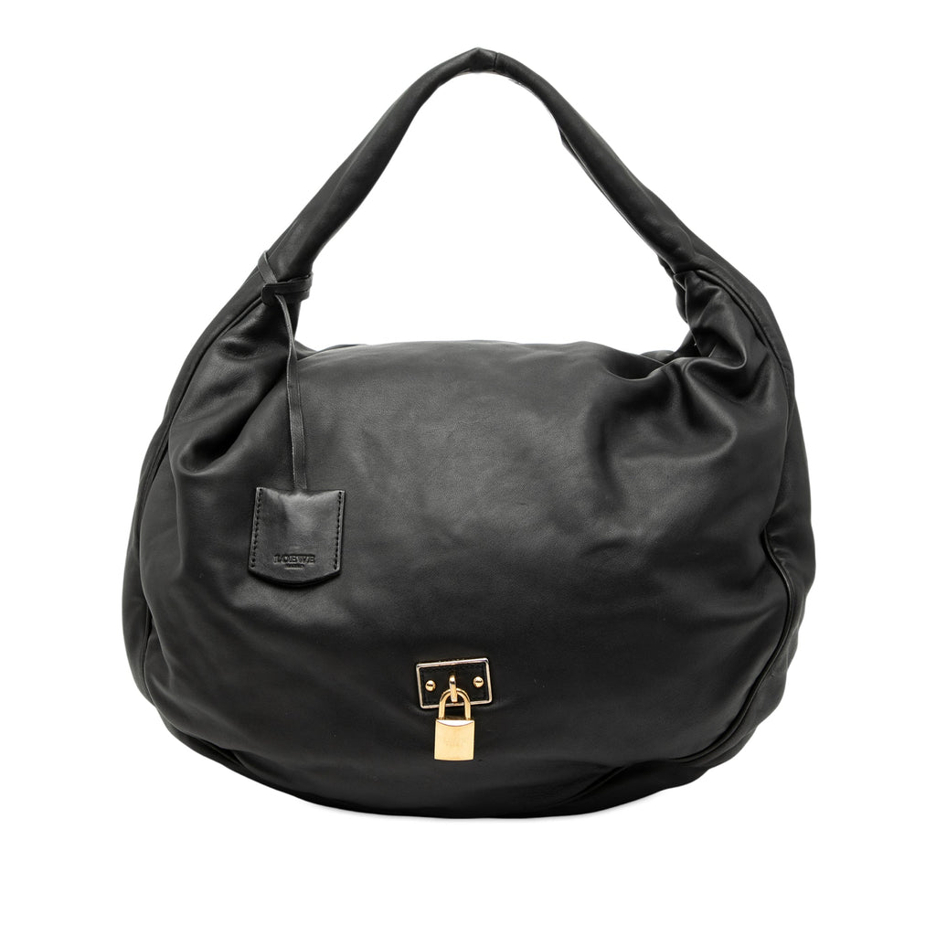 Leather Padlock Calle Hobo