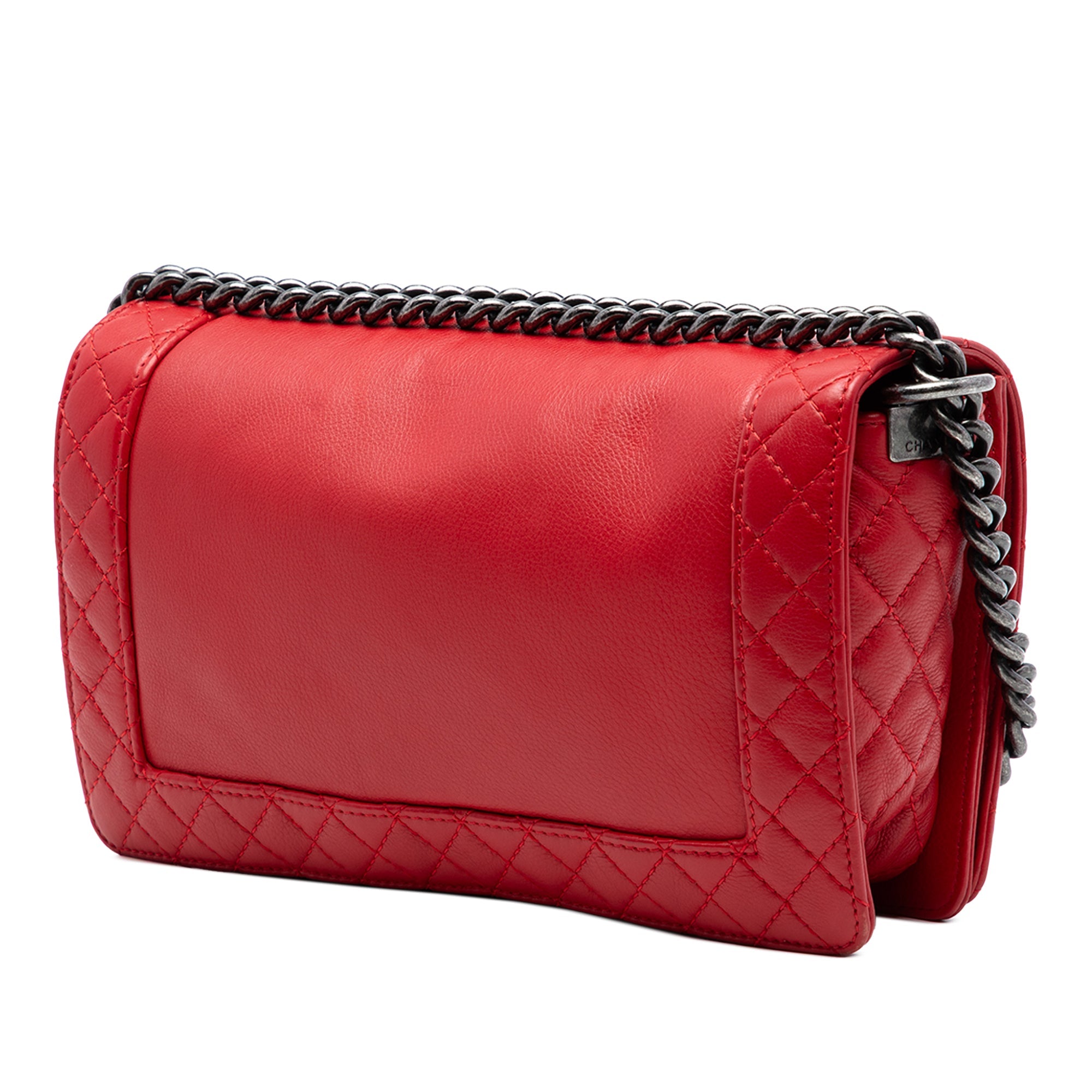 Old Medium Calfskin Boy Reverso Flap