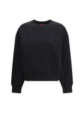 Gucci Horsebit-Embroidered Brushed Cotton Sweatshirt — Black