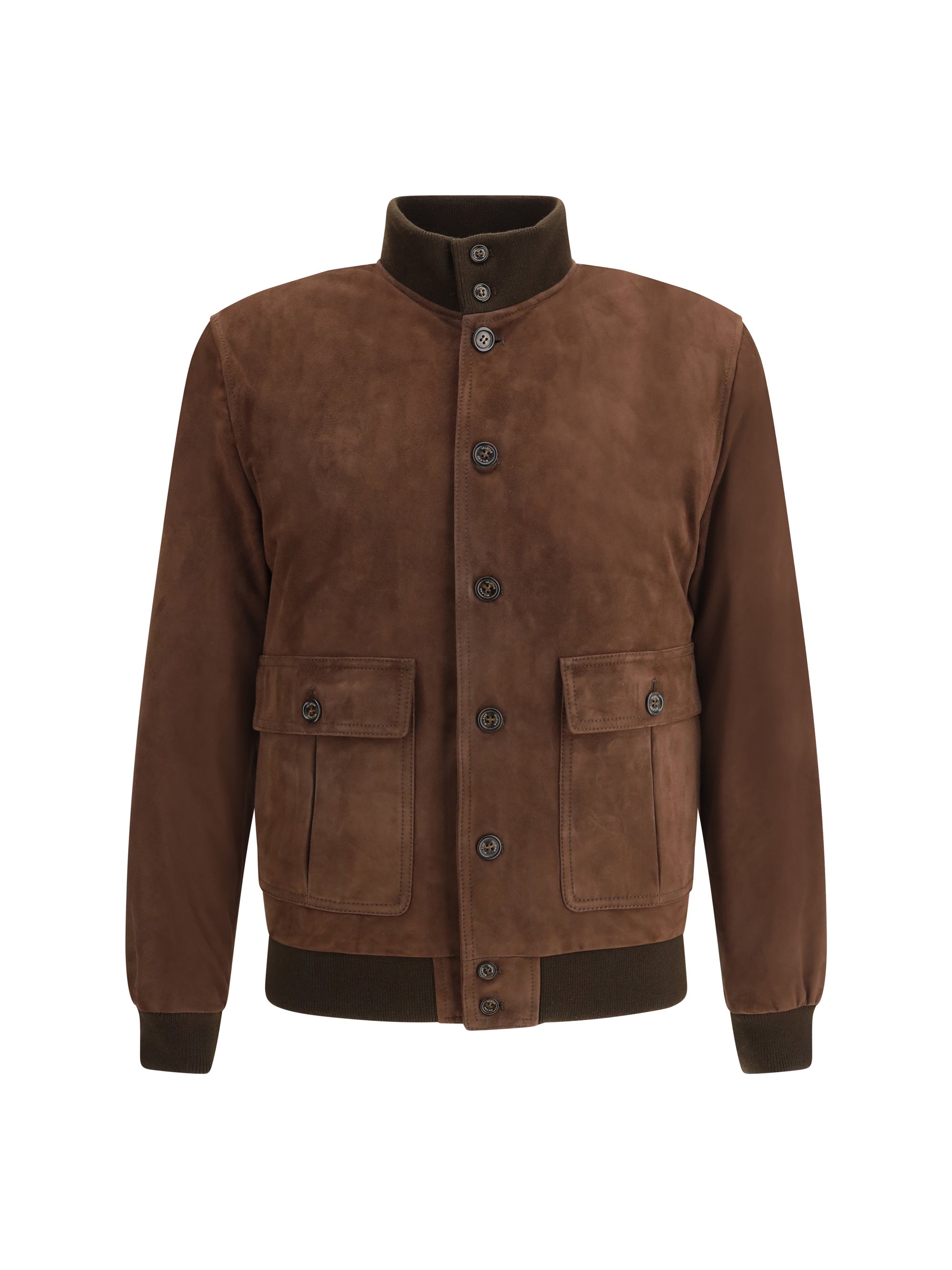 Valstar Suede Leather Jacket — Brown