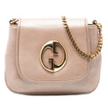 Small Metallic Pebbled Calfskin 1973 Chain Crossbody