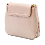 Small Metallic Pebbled Calfskin 1973 Chain Crossbody