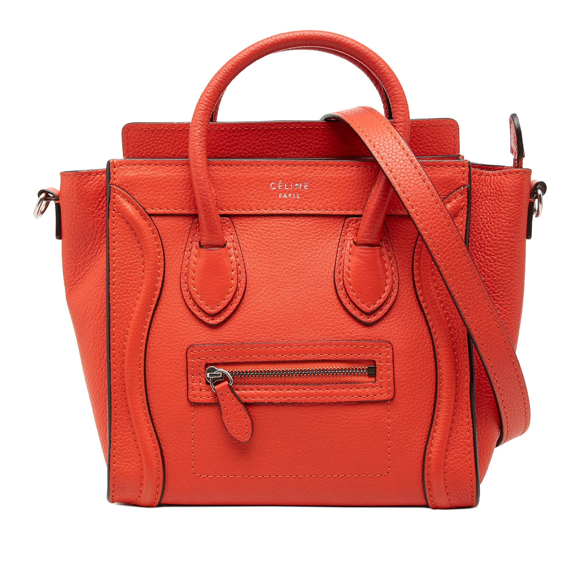 Nano Leather Luggage Tote