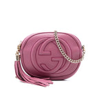 Mini Pebbled Calfskin Soho Chain Crossbody
