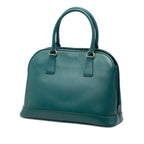 Medium Saffiano Lux Open Promenade Satchel