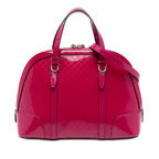 Small Microguccissima Patent Nice Dome Satchel
