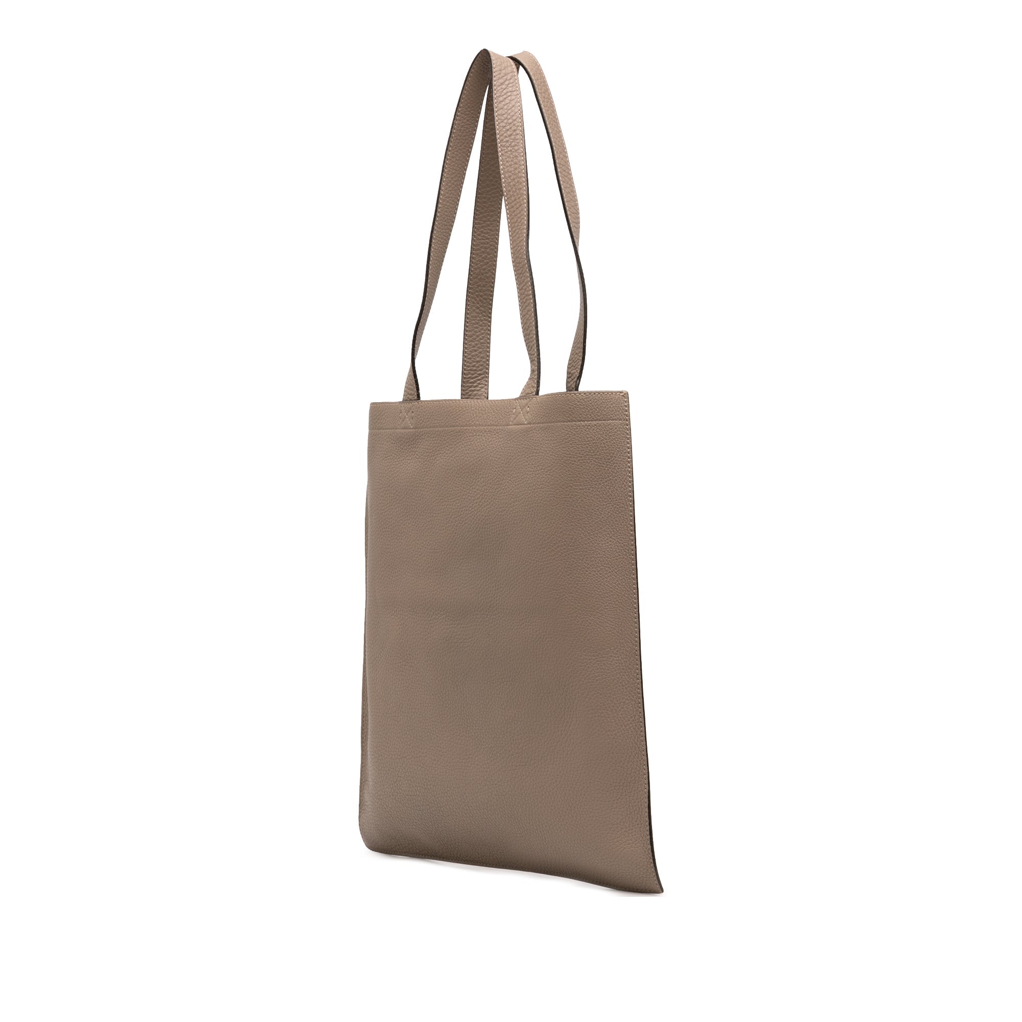 Sue Tilley Leather Banana Shopper Tote