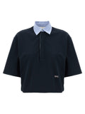 Stella Mccartney Piqué Cotton Polo — Black
