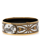 Wide Enamel Grand Apparat Bangle 65