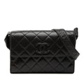 CC Quilted Lambskin Flap Crossbody