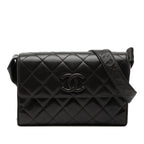 CC Quilted Lambskin Flap Crossbody
