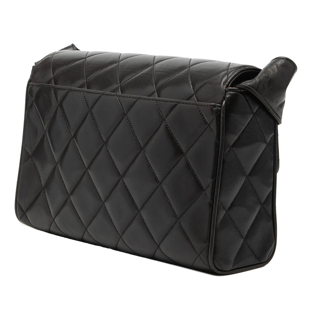 CC Quilted Lambskin Flap Crossbody