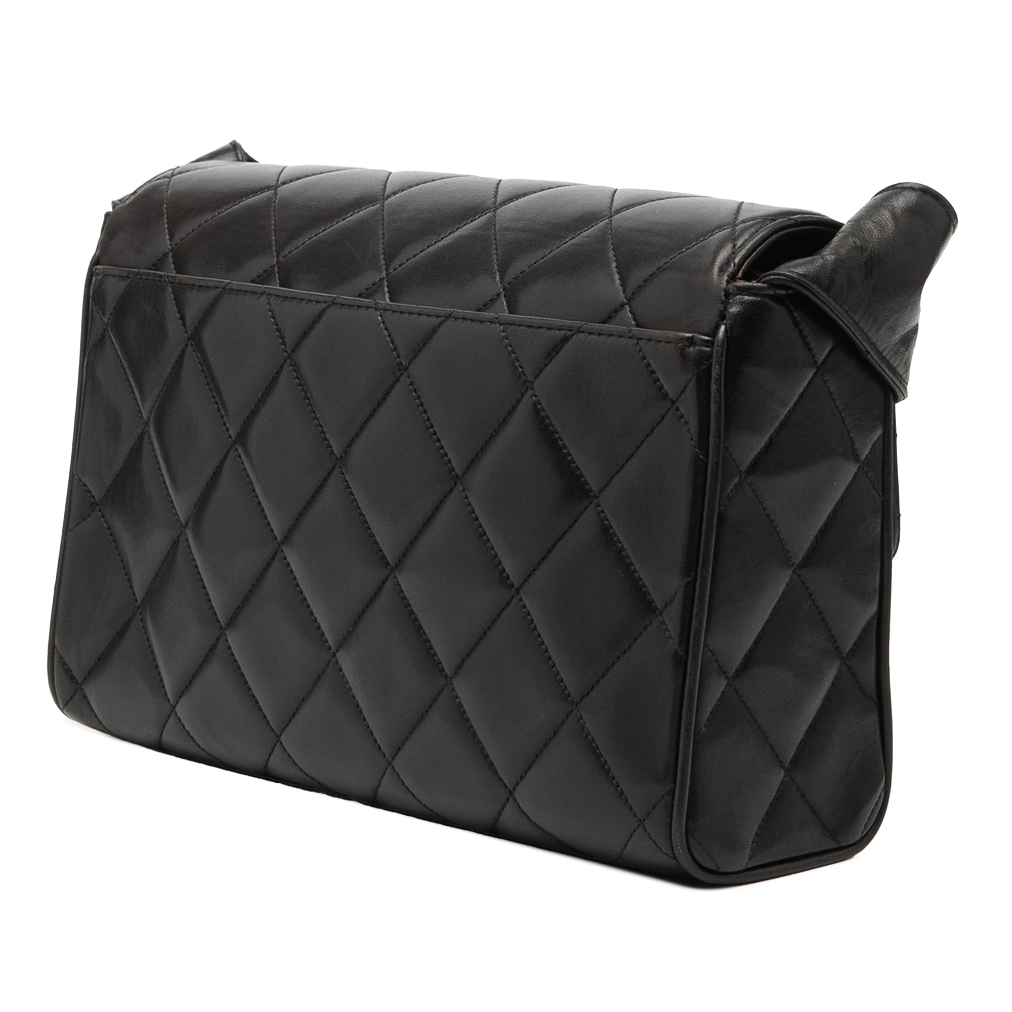 CC Quilted Lambskin Flap Crossbody