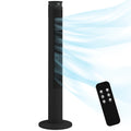 116 cm Smart Whisper-Quiet WiFi Tower Fan with Multi-Speed Modes, Black