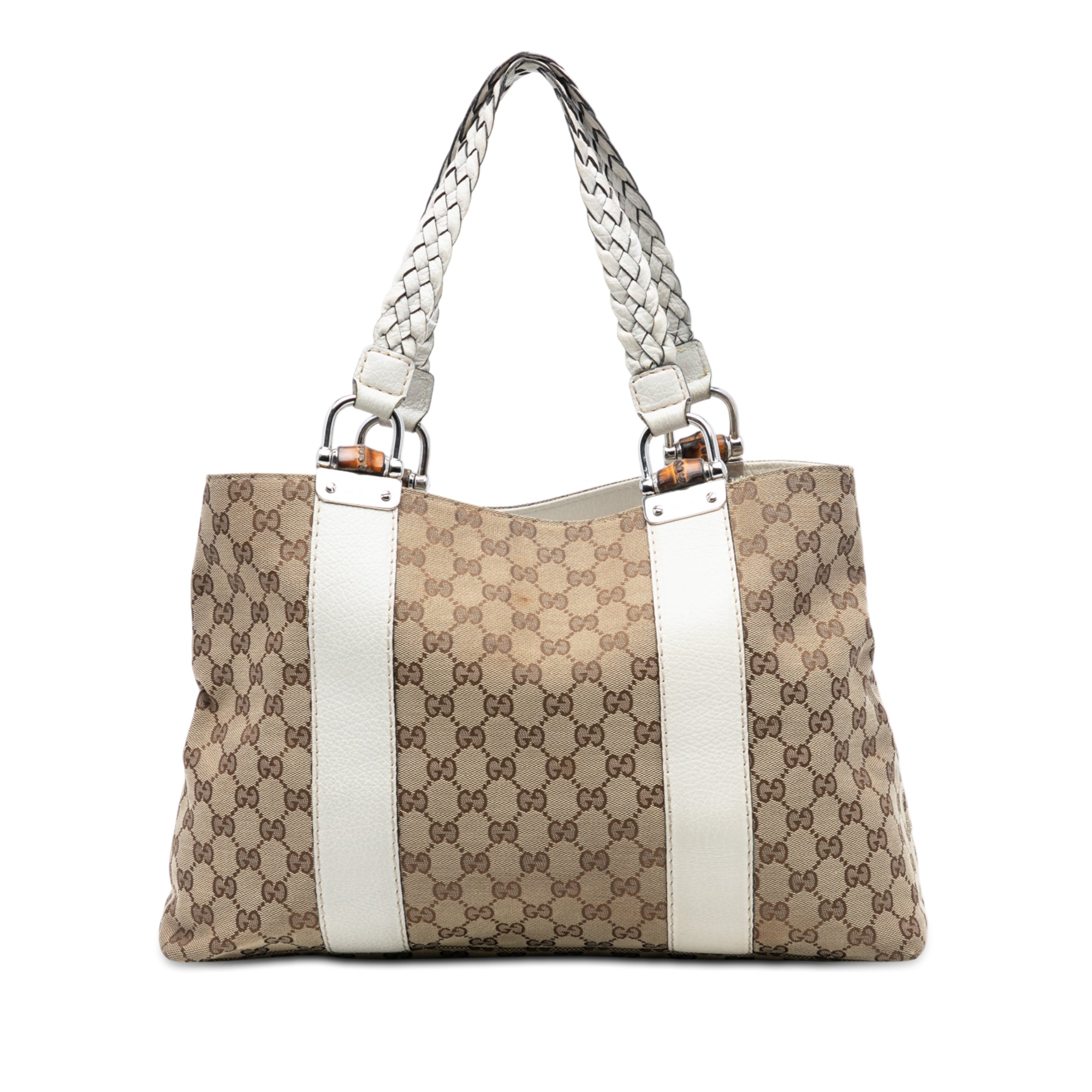 Medium GG Canvas Bamboo Libeccio Tote