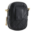 Quilted Leather Medusa Belt Pouch Crossbody