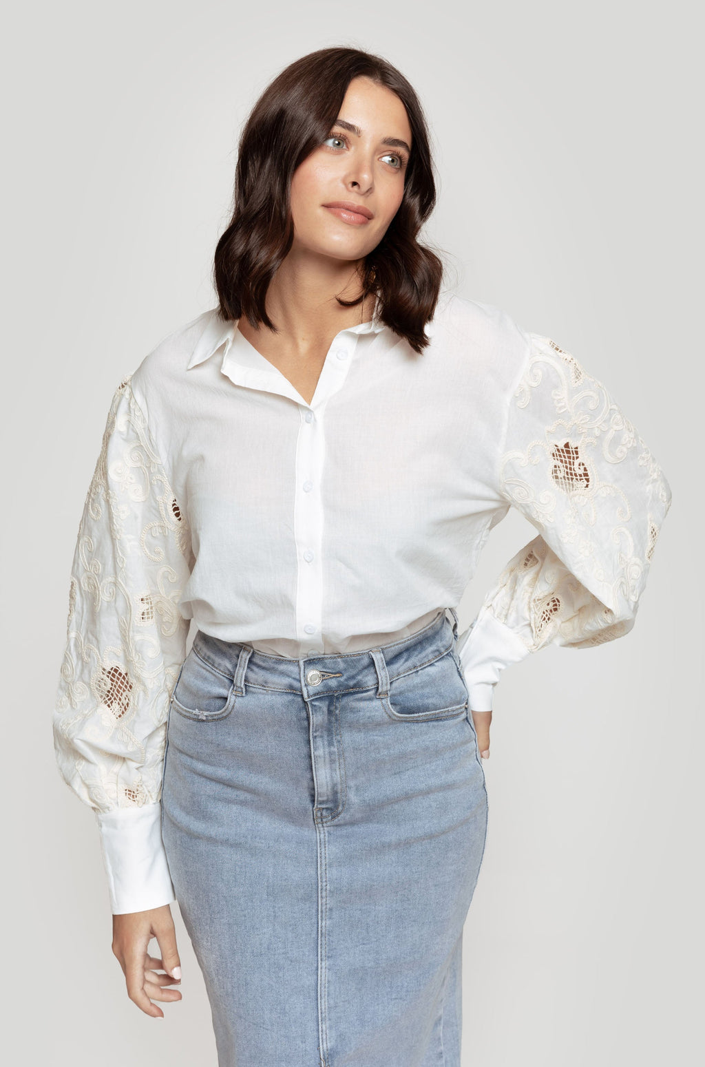 CAMISA  CON CROCHET