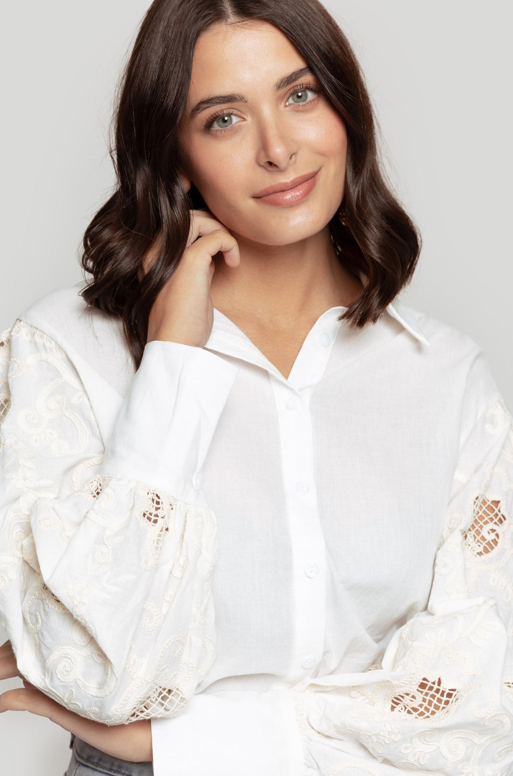 CAMISA  CON CROCHET