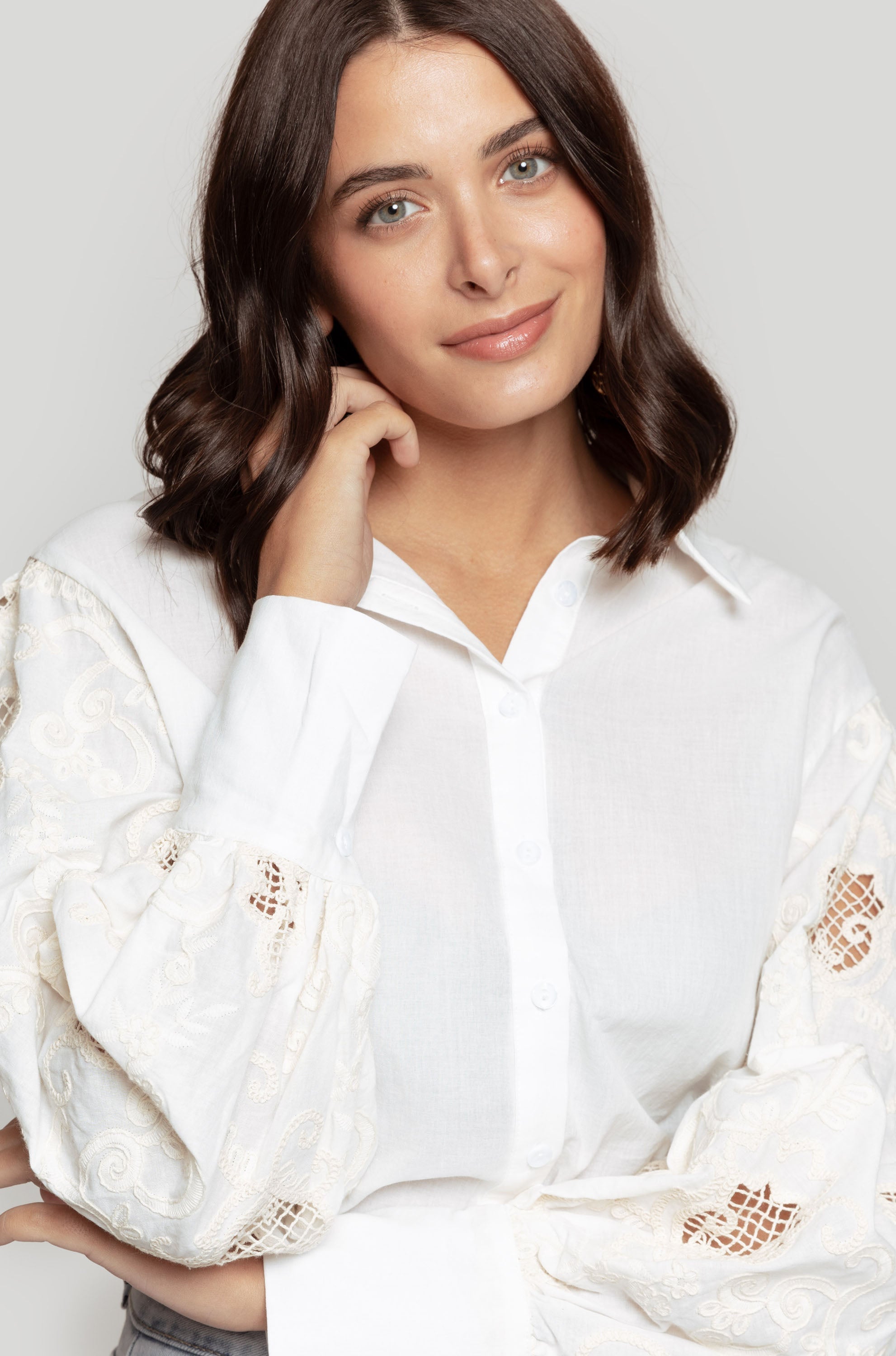 CAMISA  CON CROCHET