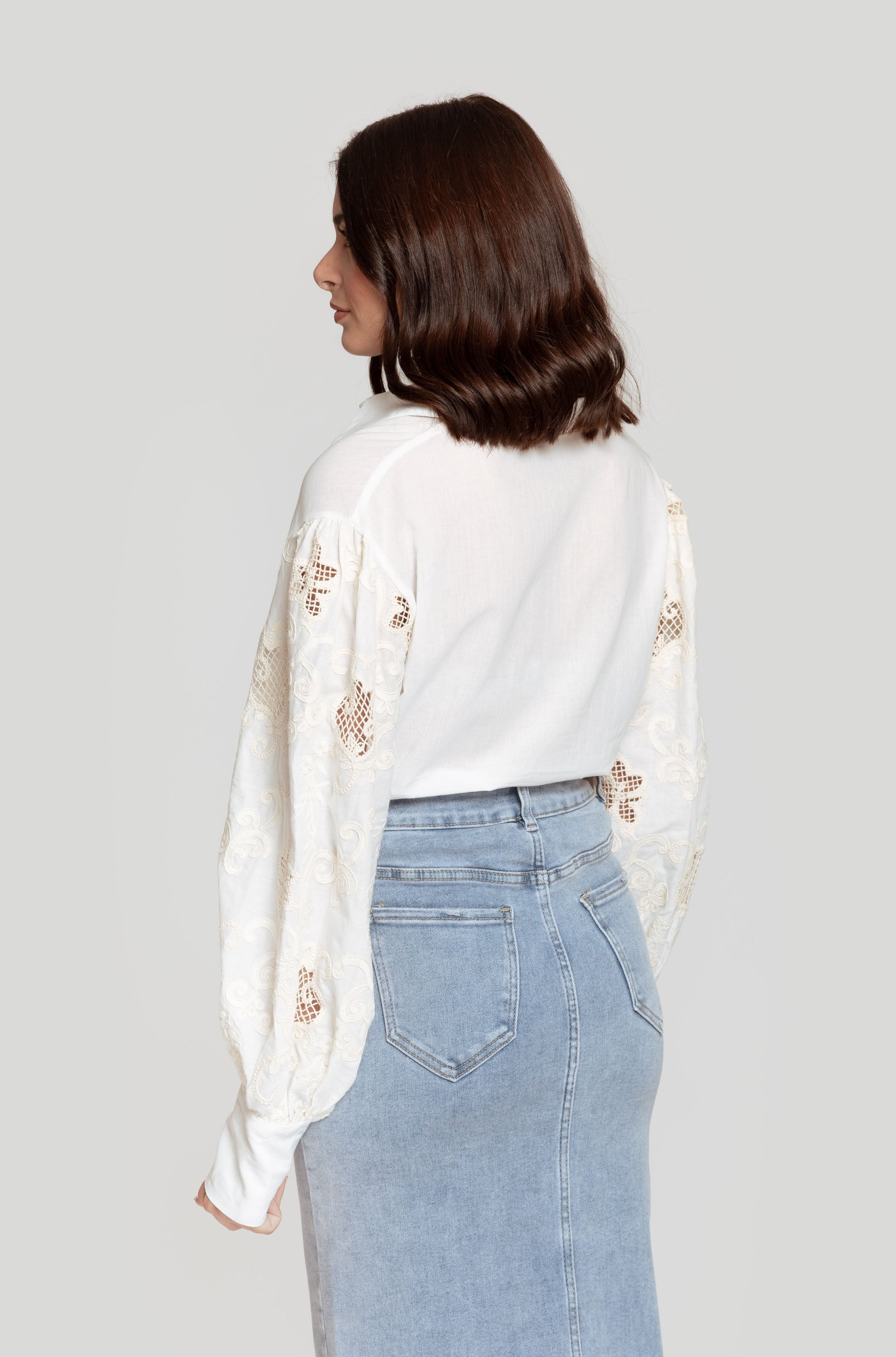 CAMISA  CON CROCHET
