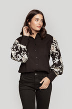CAMISA  CON CROCHET