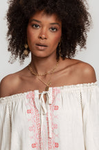 BLUSA  CON LINO