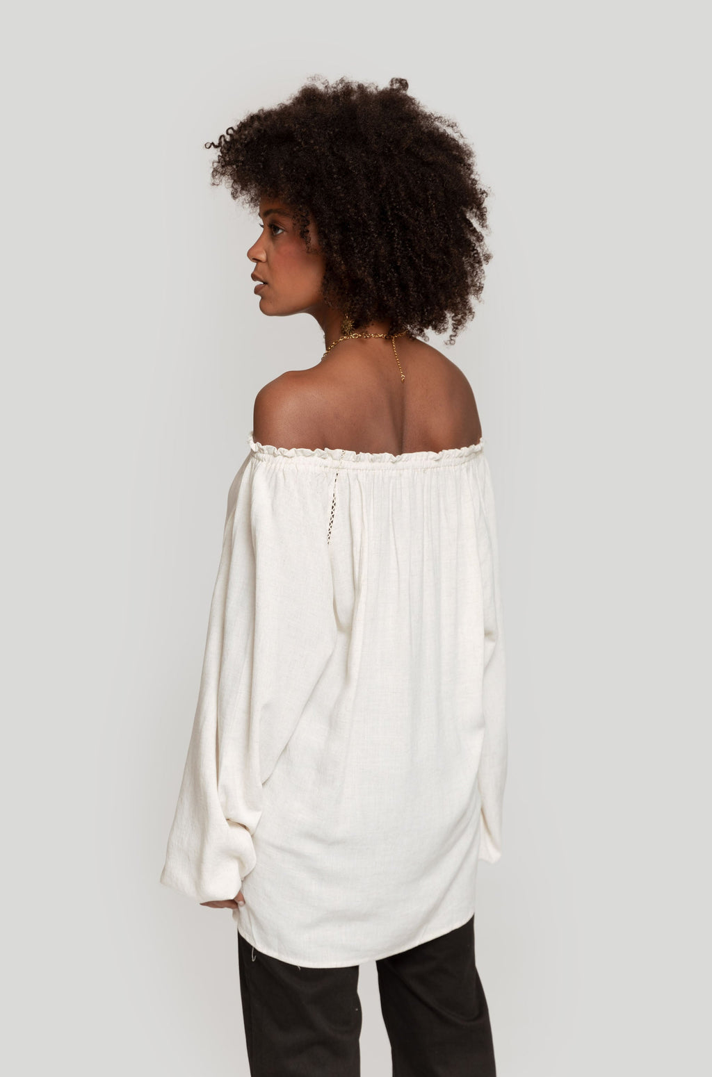 BLUSA  CON LINO