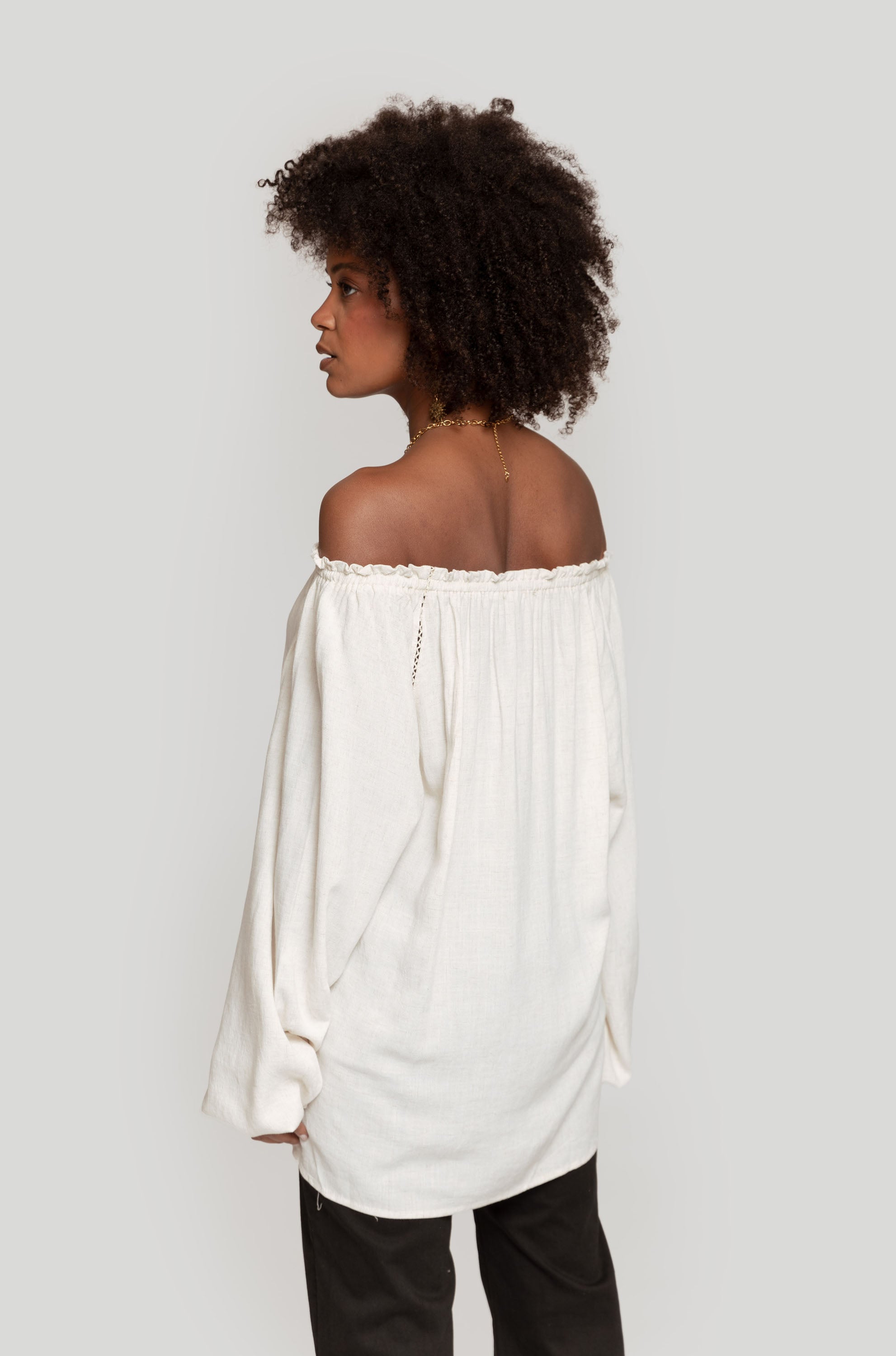 BLUSA  CON LINO