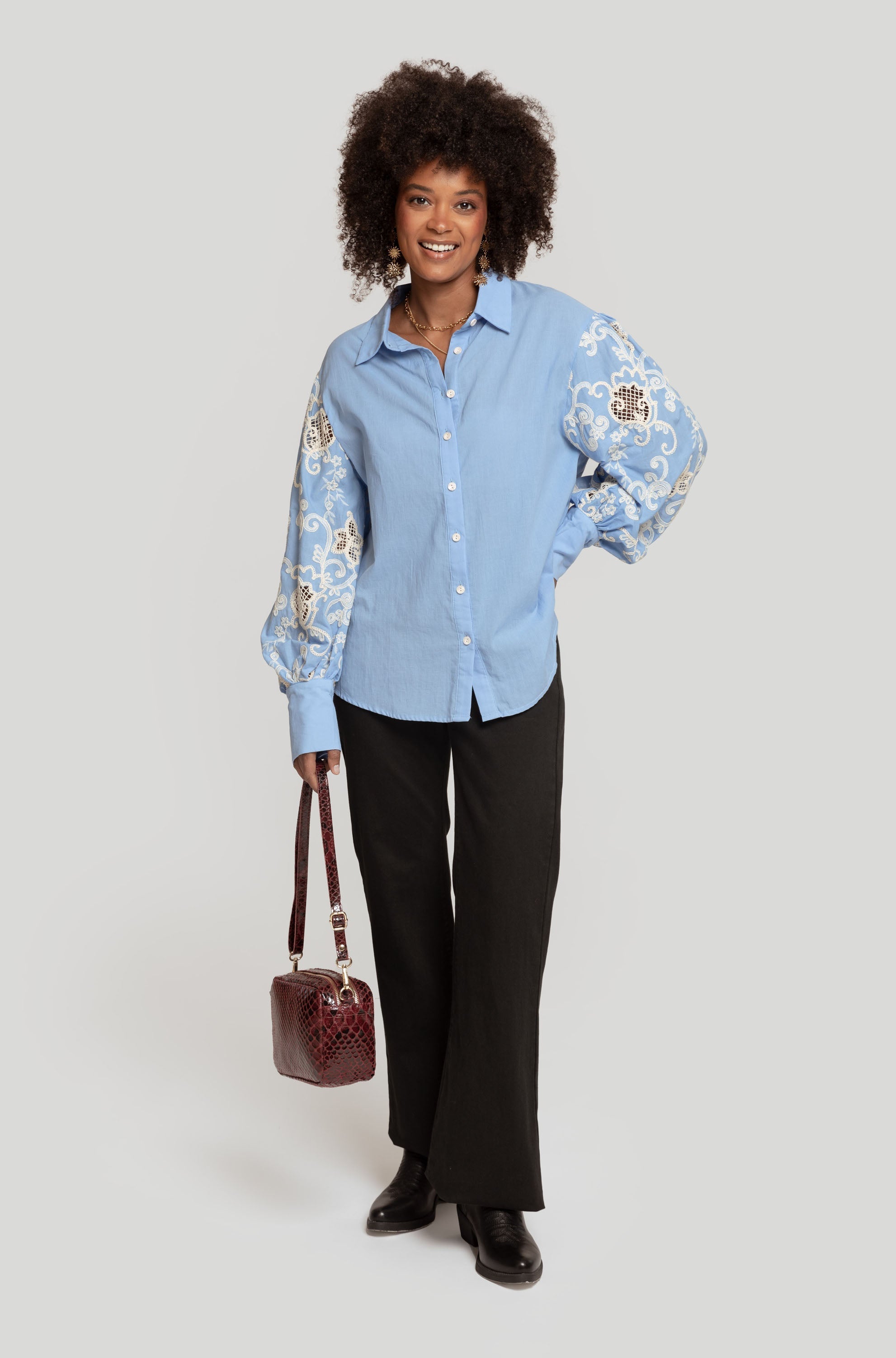 CAMISA  CON CROCHET