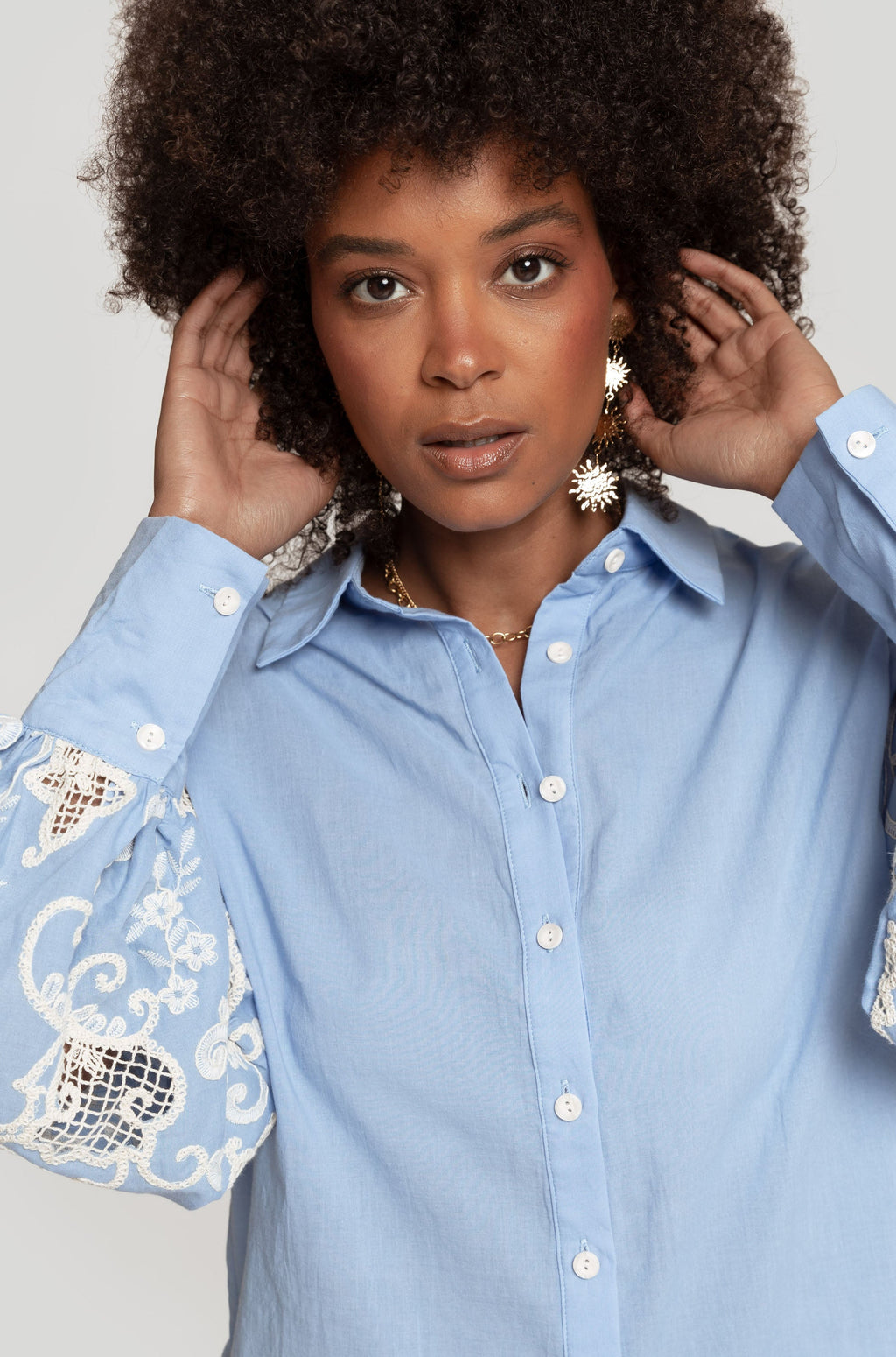 CAMISA  CON CROCHET