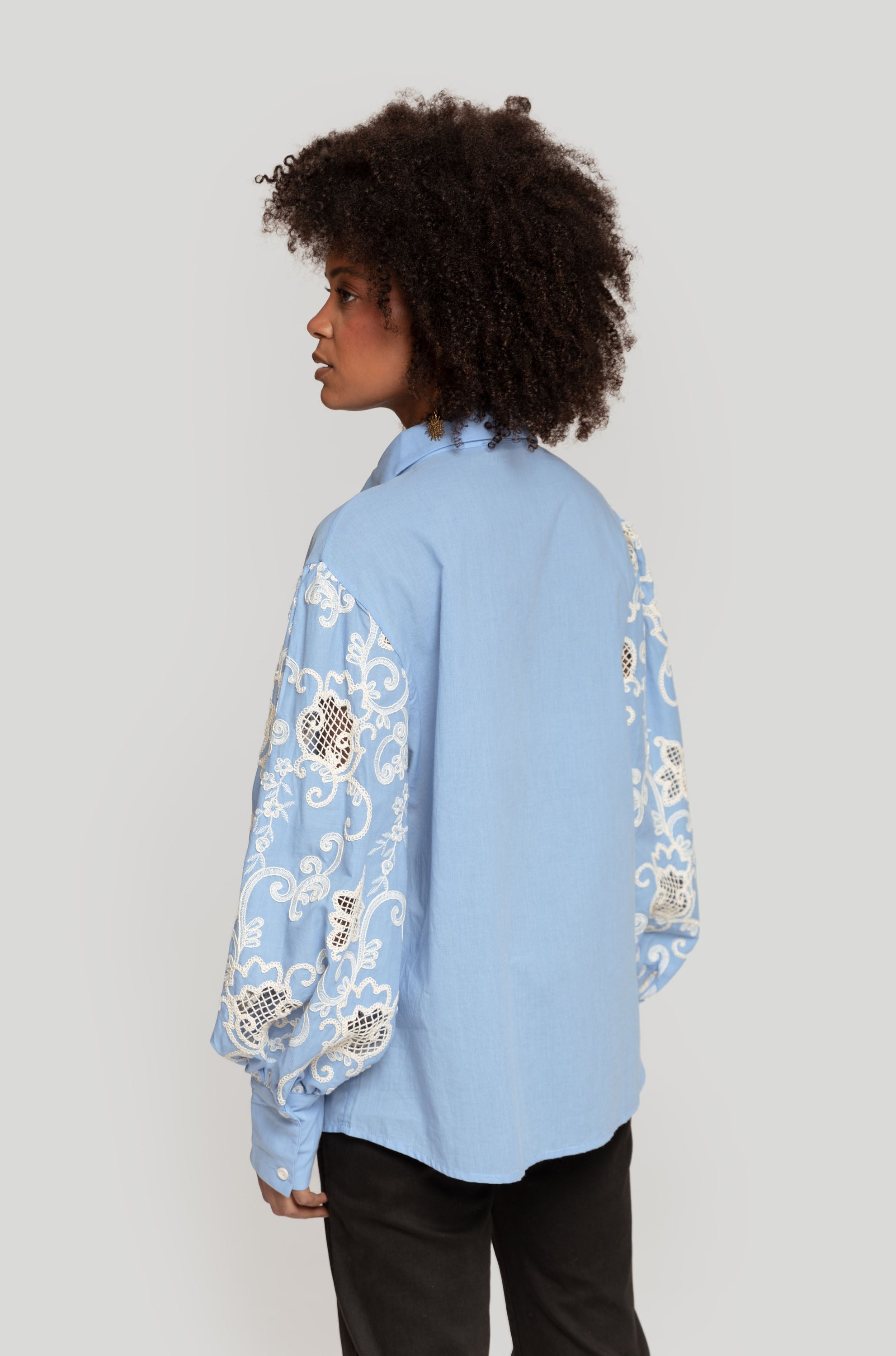 CAMISA  CON CROCHET