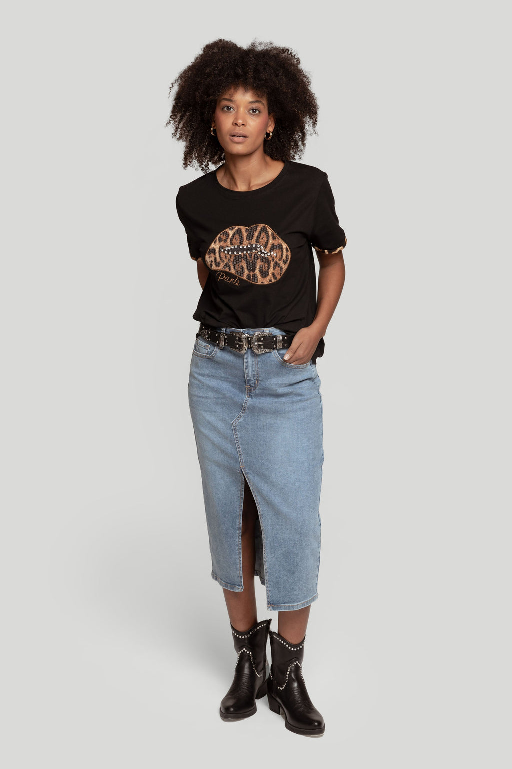 CAMISETA  LABIOS