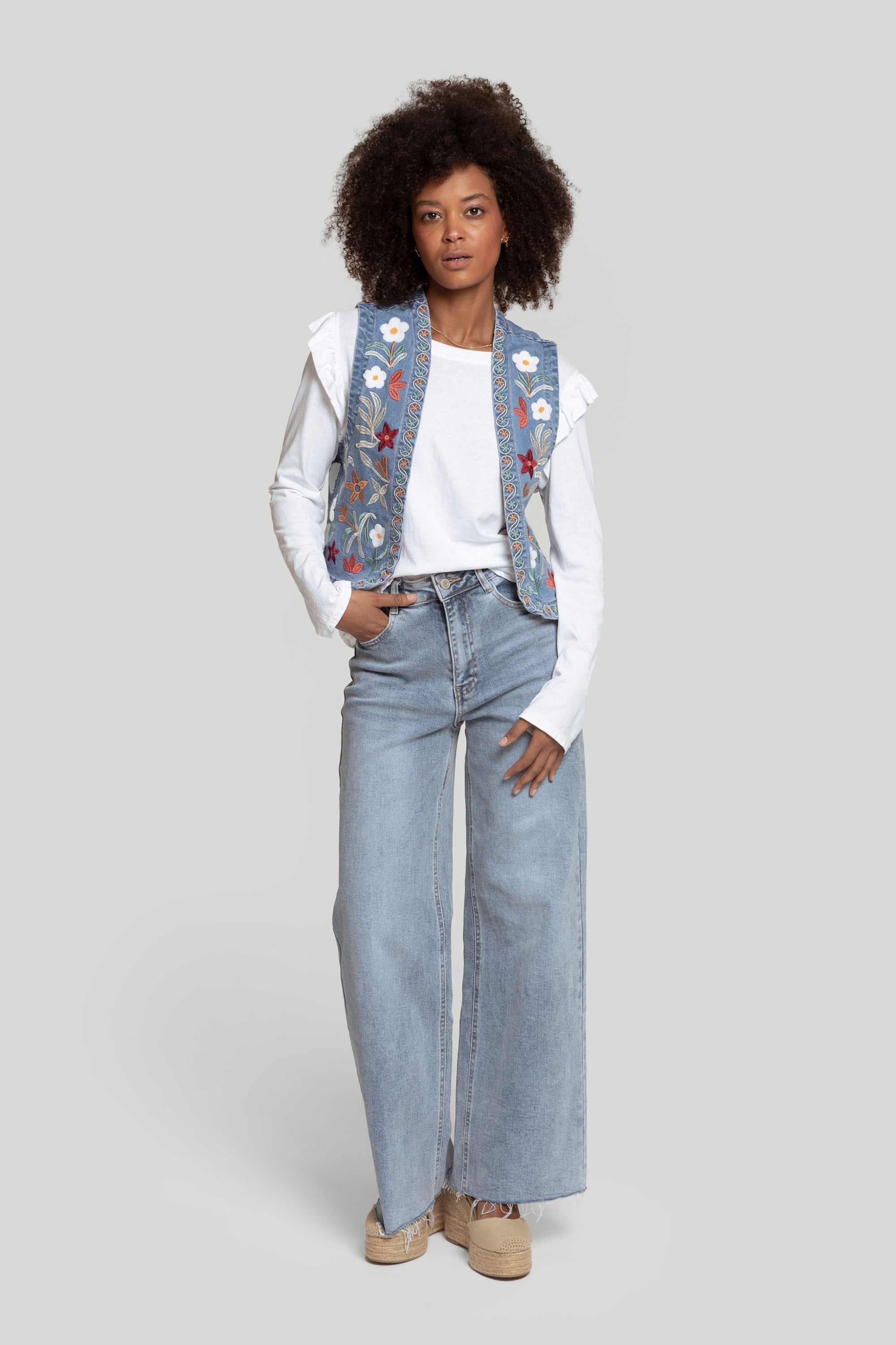 JEANS LAULIA WIDE LEG FULL LENGTH