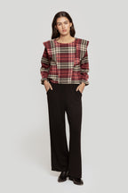 BLUSA  CUADROS
