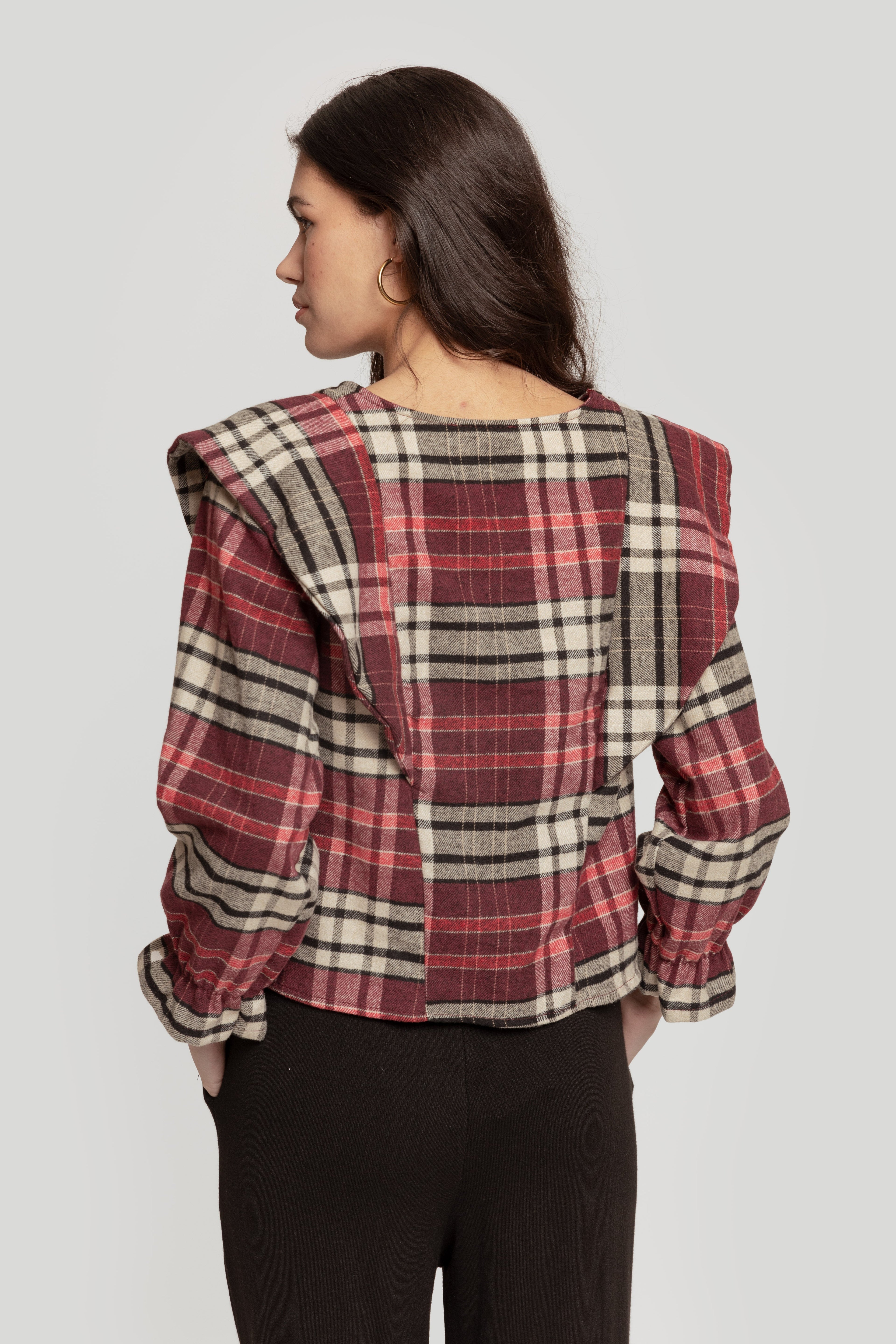 BLUSA  CUADROS
