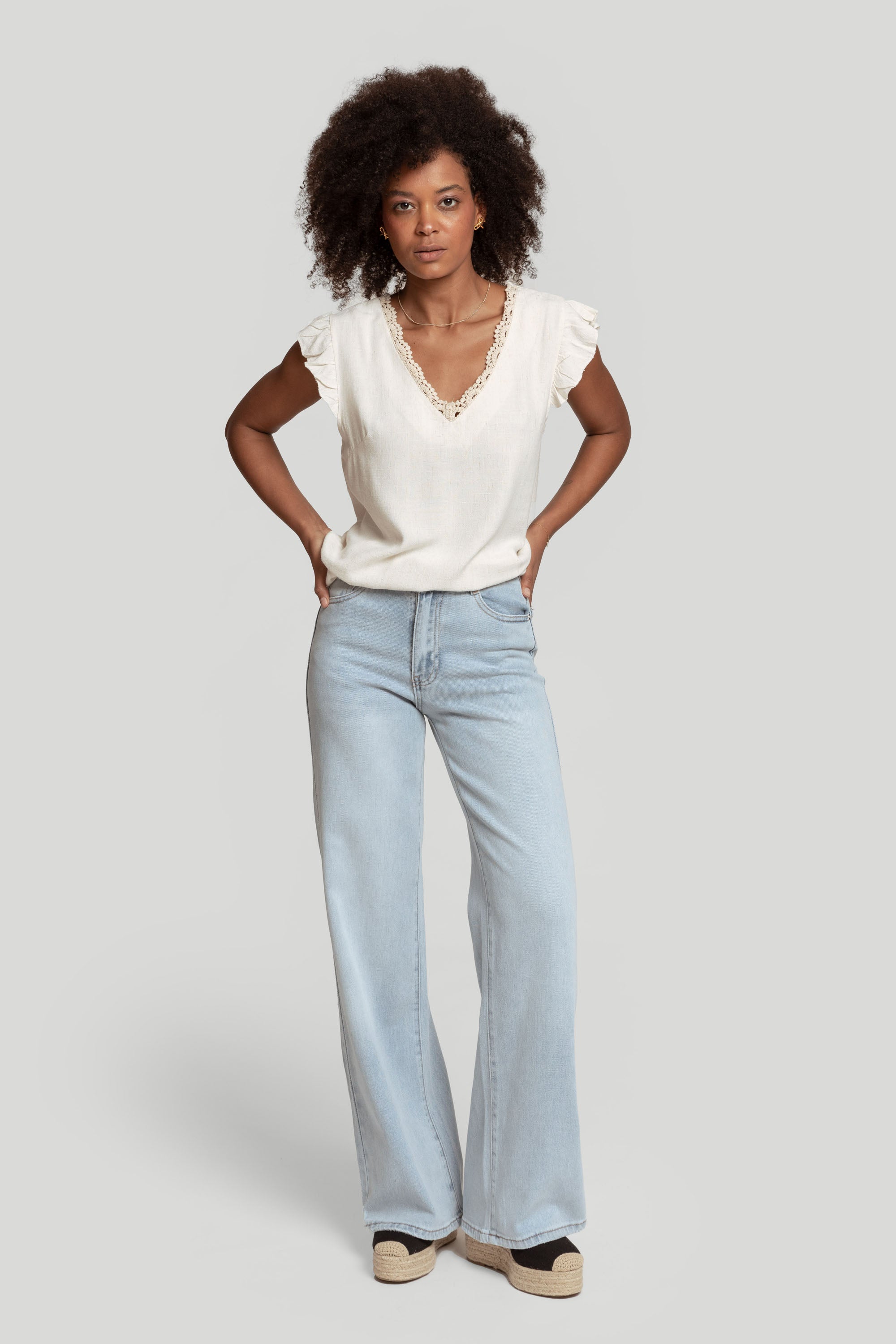 JEANS LAULIA LAGE MID-RISE