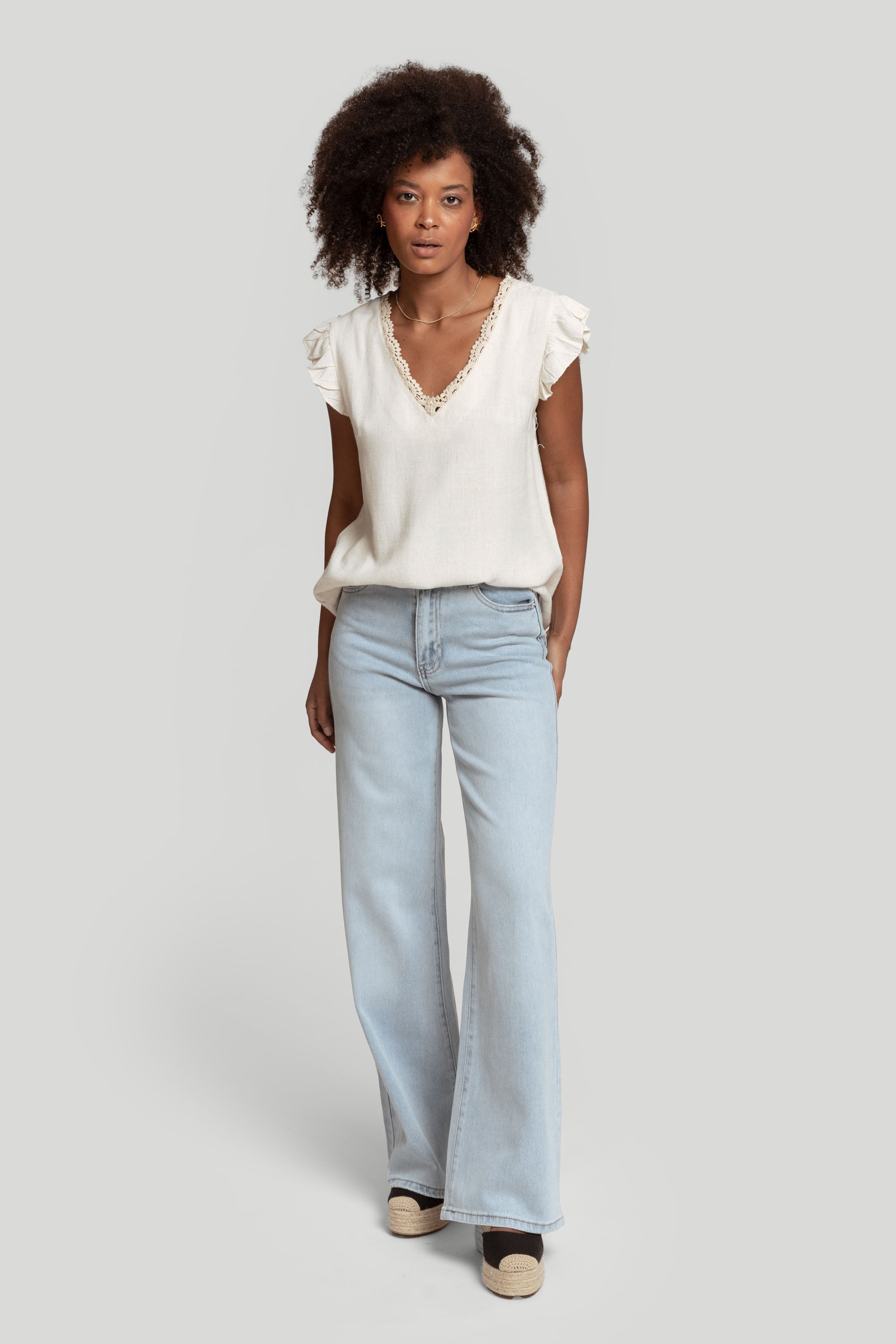 JEANS LAULIA LAGE MID-RISE