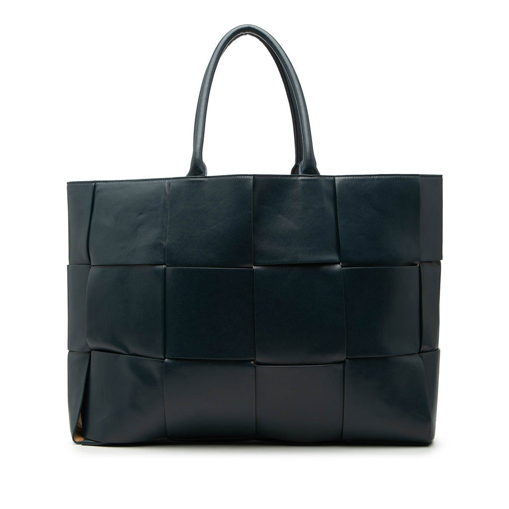 Large Leather Intrecciato The Arco Tote