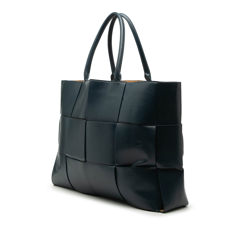 Large Leather Intrecciato The Arco Tote