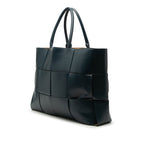 Large Leather Intrecciato The Arco Tote