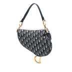 Oblique Canvas Saddle Bag